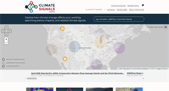 Desktop Screenshot of climatesignals.org